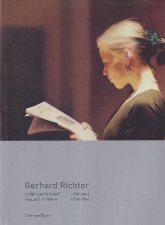 Gerhard Richter. Catalogue Raisonne Volume 4: 1988-1994. Nos. 652-1-805-6