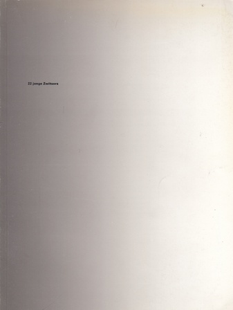22 jonge Zwitsers. catalogus nr. 458. stedelijk museum amsterdam 28/3 - 5/5/ 1969