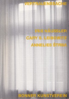 IRIS HÄUSSLER/ CARY S. LEIBOWITZ/ ANNELIES STRBA: VERTRAUENSSACHE