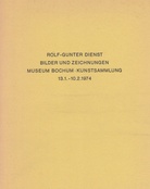 Rolf-Gunter Dienst. Bilder und Zeichnungen.