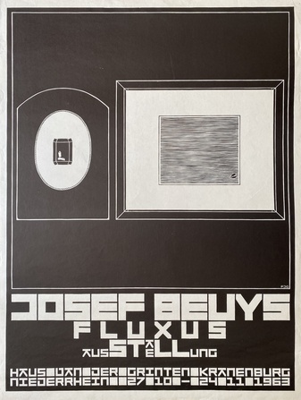Joseph Beuys. Fluxusausstellung.